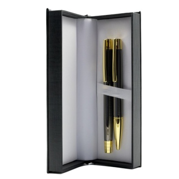 Set cadou stilou + pix Cresco elegant E850054, corp metalic grafit clips auriu - S2266 - Img 2