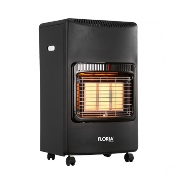 Soba pe gaz GPL Floria ZLN8458, 4200W, negru, demontata, aprindere PIEZO, protectie CO2, ceramica termorezistenta - Img 2