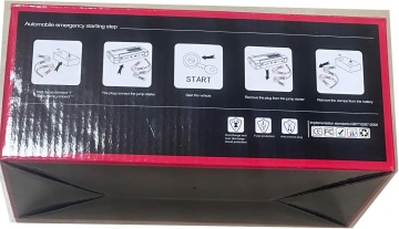 Starter auto Pexor 4 in 1, booster 1800A, compresor 150PSI, baterie externa 14800mAh, lanterna LED, afisaj digital, portabil - Img 6