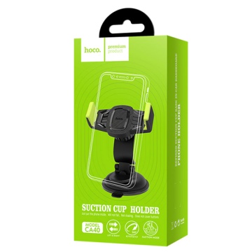 Suport auto Hoco CA40, cleme laterale, bord, MultiAngle, compact, negru - Img 2