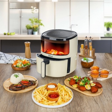 Zilan Friteuza cu aer cald ZLN9984, 1500 W, 5 L, 12 programe, crem - Img 5