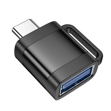 Adaptor USB-A la USB-C, OTG Hoco UA31C, incarcare si transfer, negru - Img 3