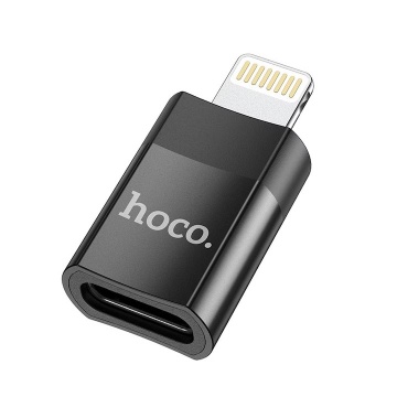Adaptor USB-C la Lightning, OTG Hoco UA17, transfer date, negru - Img 1