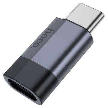 Adaptor USB-C la Lightning, OTG Hoco UA29, transfer date, albastru - Img 1