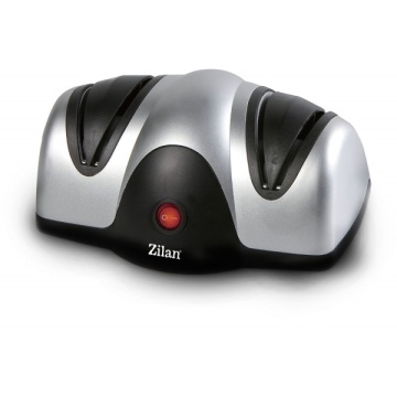 Ascutitor de cutite electric Zilan ZLN2168 – 40W, 2 nivele, antialunecare, gri - Img 2