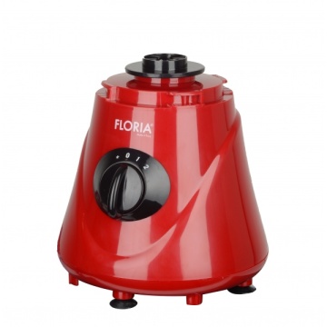 Blender Floria ZLN7917 – 300W, 1.6L, 3 viteze, lame inox, rosu - Img 2