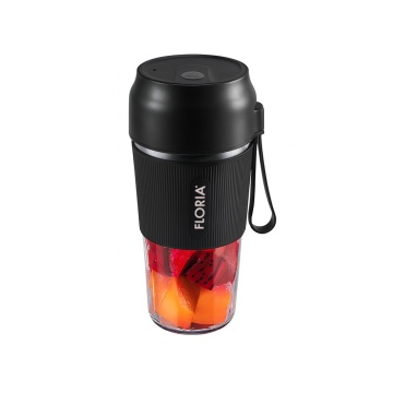 Blender portabil Floria ZLN1719 – 50W, 300ml, reincarcabil USB-C, lame inox, negru