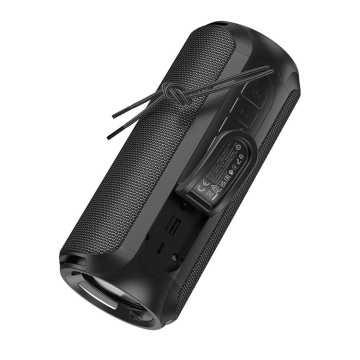 Boxa portabila 2x8W, Hoco HC27, Bluetooth 5.4, microfon wireless, TF card, USB, negru - Img 3
