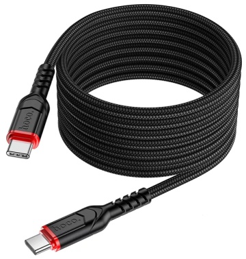 Cablu Type-C la Type-C, Hoco X59, PD60W, QC3.0, 2m, negru - Img 3