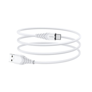 Cablu USB-A la Lightning, Hoco X63, 18W, 2.4A, 1m, alb - Img 3