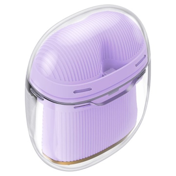 Casti Wireless Hoco EW52, Ear Buds, BT 5.3, 180h StandBy, 300mAh, Crystal, violet - Img 2