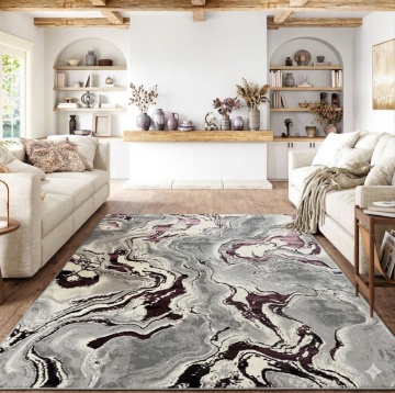 Covor Livario Aurum Galaxy Lila