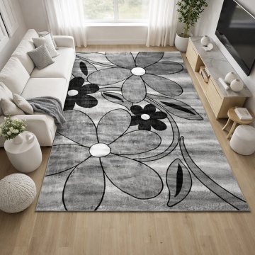 Covor Livario Infinity Venturia Flower Grey