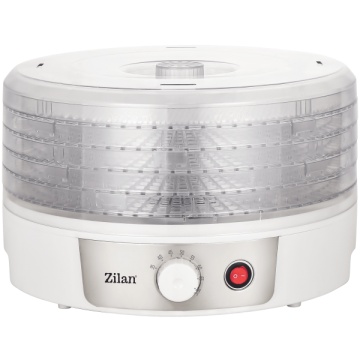 Deshidrator alimente ZILAN ZLN2037 – 250W, 5 tavi, Termostat reglabil 35–70°C, alb - Img 2