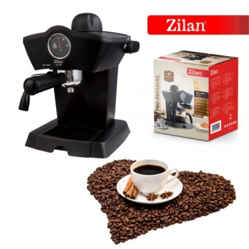 Espressor manual Zilan ZLN2854 – 800W, 3.5 bar, 240ml, termometru frontal, negru - Img 3