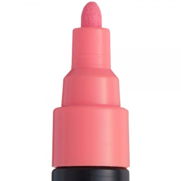 Marker UNI Posca PC-5M, varf rotund, 1.8-2.5mm, roz corai - M1177 - Img 3