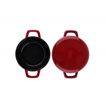 Oala Zilan ZLN0941, 22 cm, 2.6L, fier turnat sub presiune, 7 straturi, compatibila inductie, cuptor si masina de spalat vase - Img 3