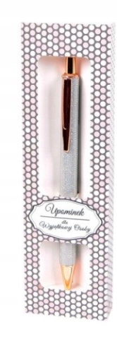 Pix cu bila CRESCO Disco in cutie cadou, Premium, Gri deschis - P3991 - Img 1