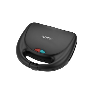 Sandwich maker Floria ZLN8505, negru, 800W, placi antiaderente, indicator luminos, compact, depozitare verticala - Img 1