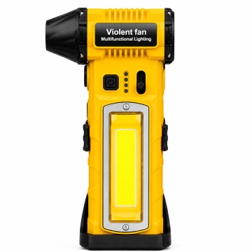 Suflanta Aer Comprimat Portabila 4 in 1 Pexor, Functie Aspirate, Turbo Fan 140000 RPM, 4 Trepte Putere, Baterie 8000 mAh, Incarcare USB-C, Motor Fara Perii, Galben-Negru