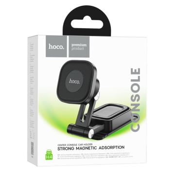 Suport auto Hoco H4, magnetic, bord, MultiAngle, negru - Img 2