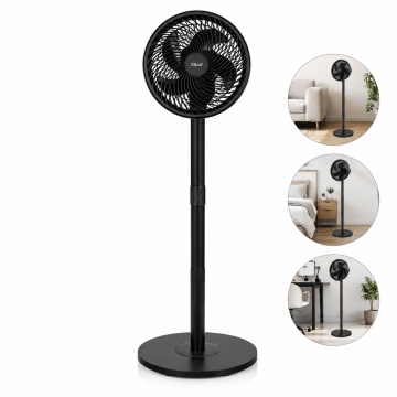 Ventilator aer cu picior Zilan ZLN2556, 65W, 3 trepte viteza, oscilatie, negru - Img 8