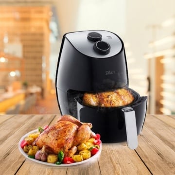 Zilan Friteuza cu aer cald ZLN3598, 1350 W, 2.6 L, Timer 30 min, negru - Img 6