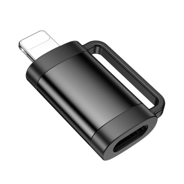 Adaptor USB-C la Lightning, OTG Hoco UA31B, incarcare si transfer, negru - Img 4