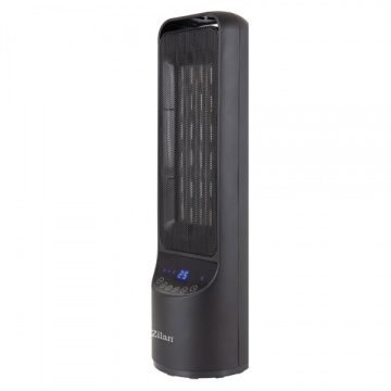 Aeroterma ceramica turn Zilan ZLN2052 negru 2000W, LED, telecomanda