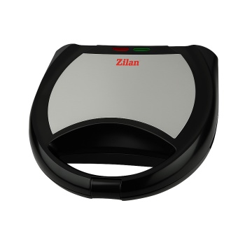 Aparat de sandwich Zilan ZLN8136 – 750W, plăci grill teflon, indicator luminos, protectie supraincalzire, negru argintiu