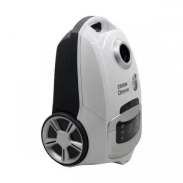 Aspirator cu sac 2500W, Putere mare de aspirare Dessini, capacitate 2.5L, raza de actiune 7m, filtru HEPA, LED Display, 6 nivele filtrare aer, gri - Img 4