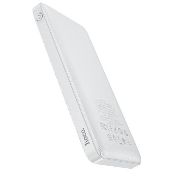 Baterie externa Hoco J72, 10000mAh, 2xUSB-A, incarcare 10W, Alb - Img 3