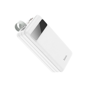 Baterie externa Hoco J86B, 60000mAh, 22.5W, USB-C PD, 4xUSB-A QC 3.0, LED, alb - Img 3