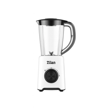 Blender ZILAN ZLN3703 – 500W, Vas plastic 1.5L, Functie Pulse, Inox, negru