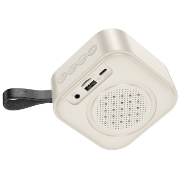 Boxa portabila 5W, Hoco HC22, Bluetooth 5.2, 5W, TWS, TF card, USB, alb - Img 3
