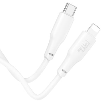 Cablu USB-C la Lightning, Hoco X93, PD20W, QC3.0, 1m, alb - Img 2