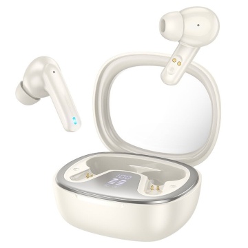 Casti Wireless Hoco EQ6, Ear Buds, BT 5.3, 180h StandBy, 320mAh, Shadow, alb - Img 2
