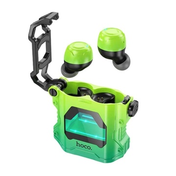 Casti Wireless Hoco EW33, Ear Buds, BT 5.3, 150h StandBy, 300mAh, Interstellar, verde
