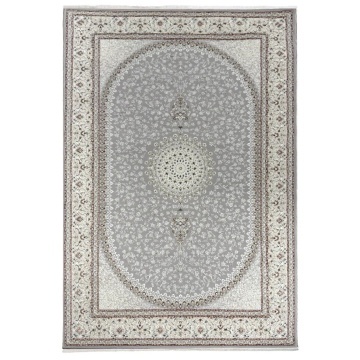 Covor Livario Granite Iran Lux Qom 6924A Gri Crem - Img 2