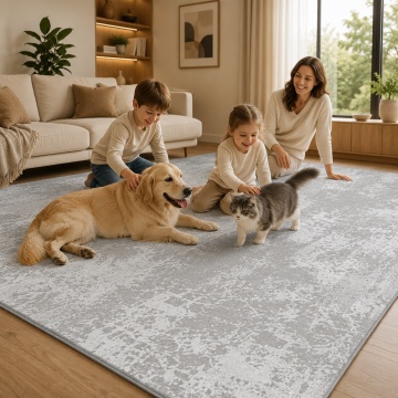 Covor Premium Livario Premium Stone - SILVER GREY - Img 8