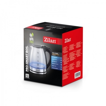 Fierbator electric Zilan ZLN8115 – 1.8L, 1800W, transparent, oprire automata/manuala - Img 3
