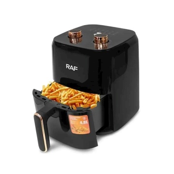 Friteuza cu aer cald Raf R5237B 4,8L, gatit fara ulei, neagra - Img 4