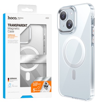 Husa iPhone 15 Hoco AS3, MagSafe, antidrop, clear, protectie premium - Img 2