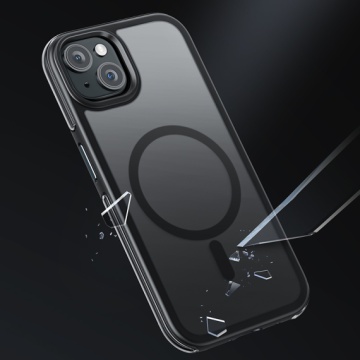 Husa iPhone 15 Hoco AS5, MagSafe, GripEdge, protectie premium, negru - Img 5