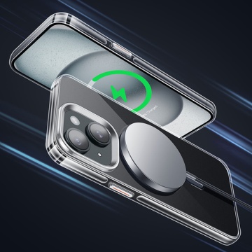 Husa iPhone 15 Plus Hoco AS3, MagSafe, antidrop, protectie premium, transparent - Img 4