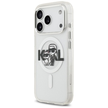 Husa Karl Lagerfeld pentru APPLE iPhone 17 Pro - MagSafe, Rezistenta, TPU cu sclipici, transparent - Img 4