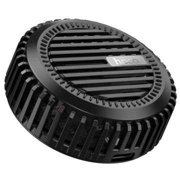 Incarcator Wireless Hoco CW57, iPhone/AirPods, MagSafe cu Ventilator, 15W, Qi Charging, Fast, negru - Img 2