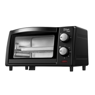 Mini cuptor Zilan-Roza ZLN4328, 9 L, 800 W, geam dublu, timer 60 min, termostat reglabil, negru