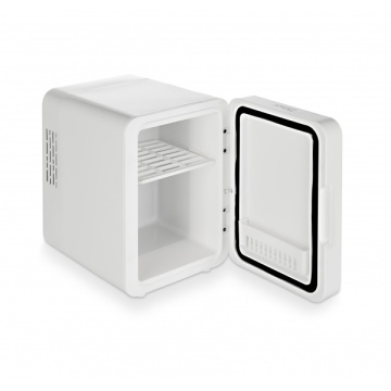 Mini frigider Zilan ZLN1160 pentru make up, 4L, 36W, racire si incalzire, oglinda LED, portabil, alb