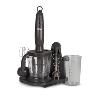 Mixer vertical Zilan ZLN5343 – 700W, 2 viteze, pahar 0.7L, bol 1L, lame inox, negru